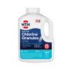 front of hth pool chlorine granules container