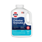 front of hth pool chlorine granules container