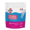 hth pool chlorine stabilizer four pound pouch, front view