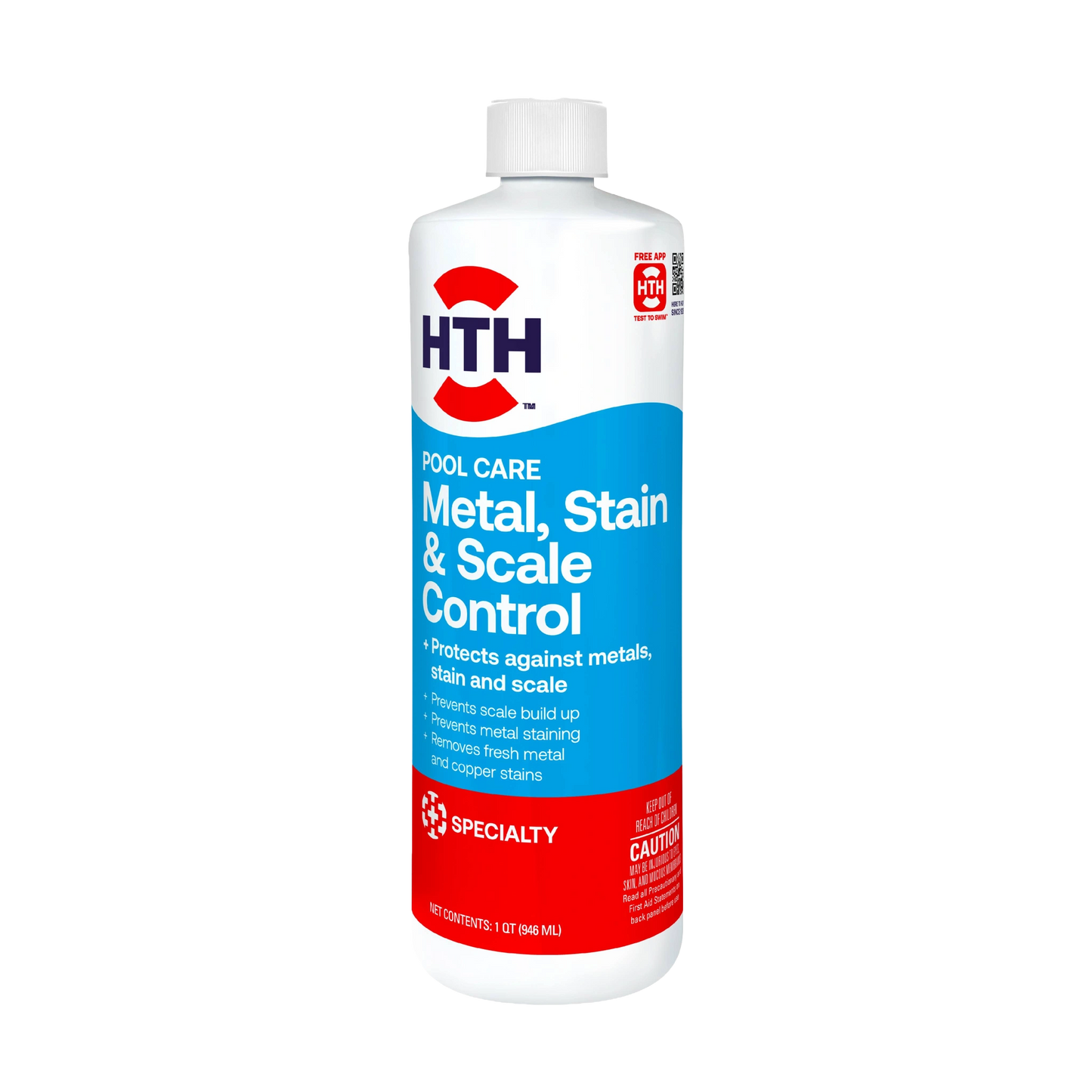 hth pool stain remover one quart bottle