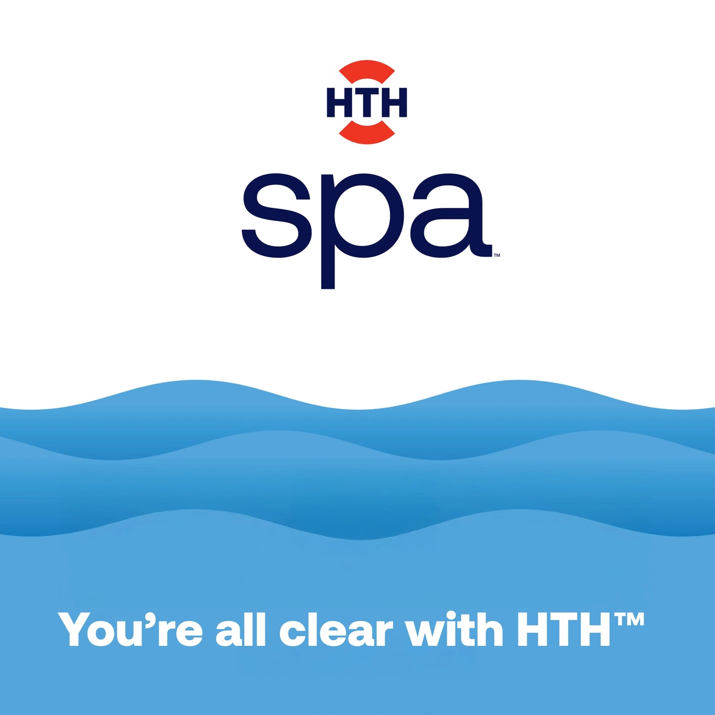 hth spa graphic for clean clear water