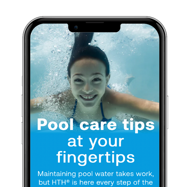 hth test to swim pool resources available in app feature page