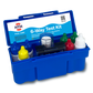 open hth pool test kit with liquid reagents