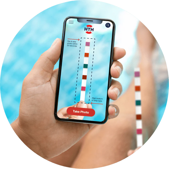 hth test to swim app pool test strip results in app