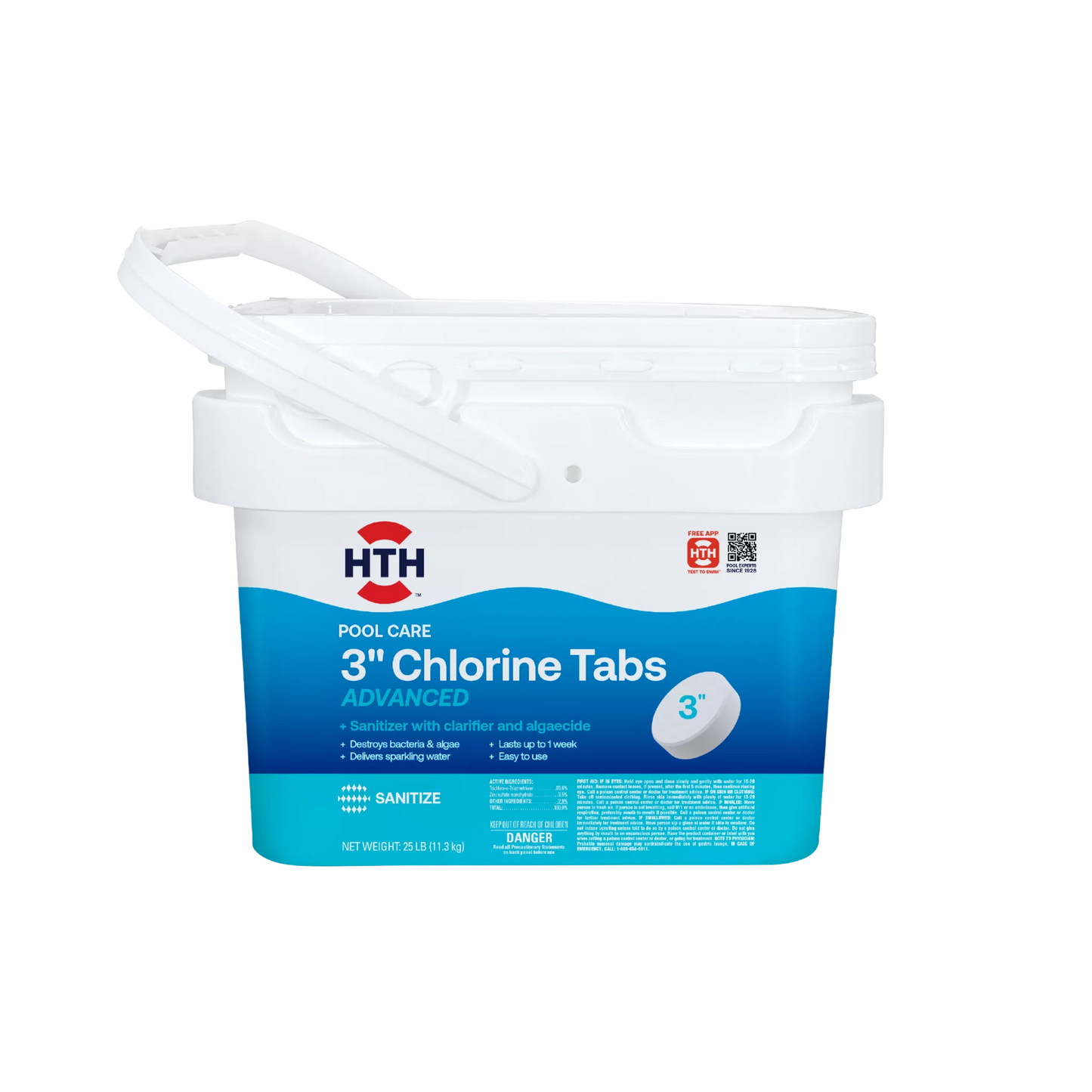 HTH™ Pool Care 3" Wrapped Chlorine Tabs Advanced