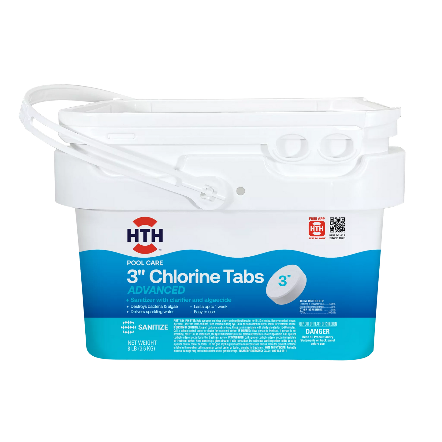 HTH™ Pool Care 3" Wrapped Chlorine Tabs Advanced