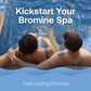 fast-acting Bromine Reserve helps start a bromine hot tub
