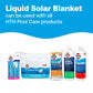 liquid solar cover displayed with compatible hth products