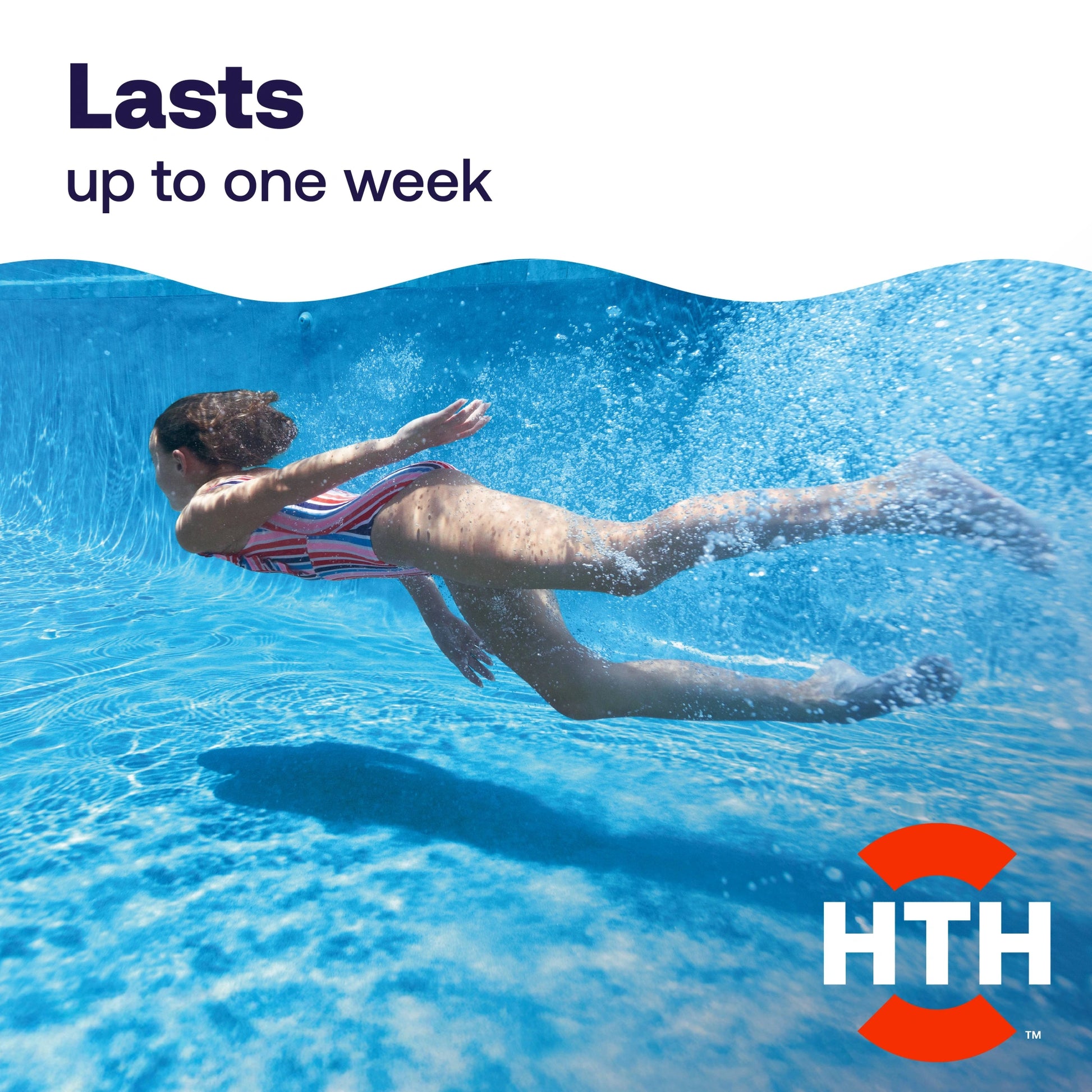 swimmer highlights 3 inch chlorine tablets lasting one week