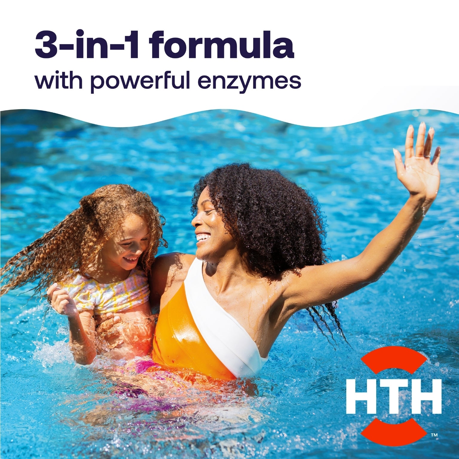 pool algae preventer with powerful three-in-one enzymes