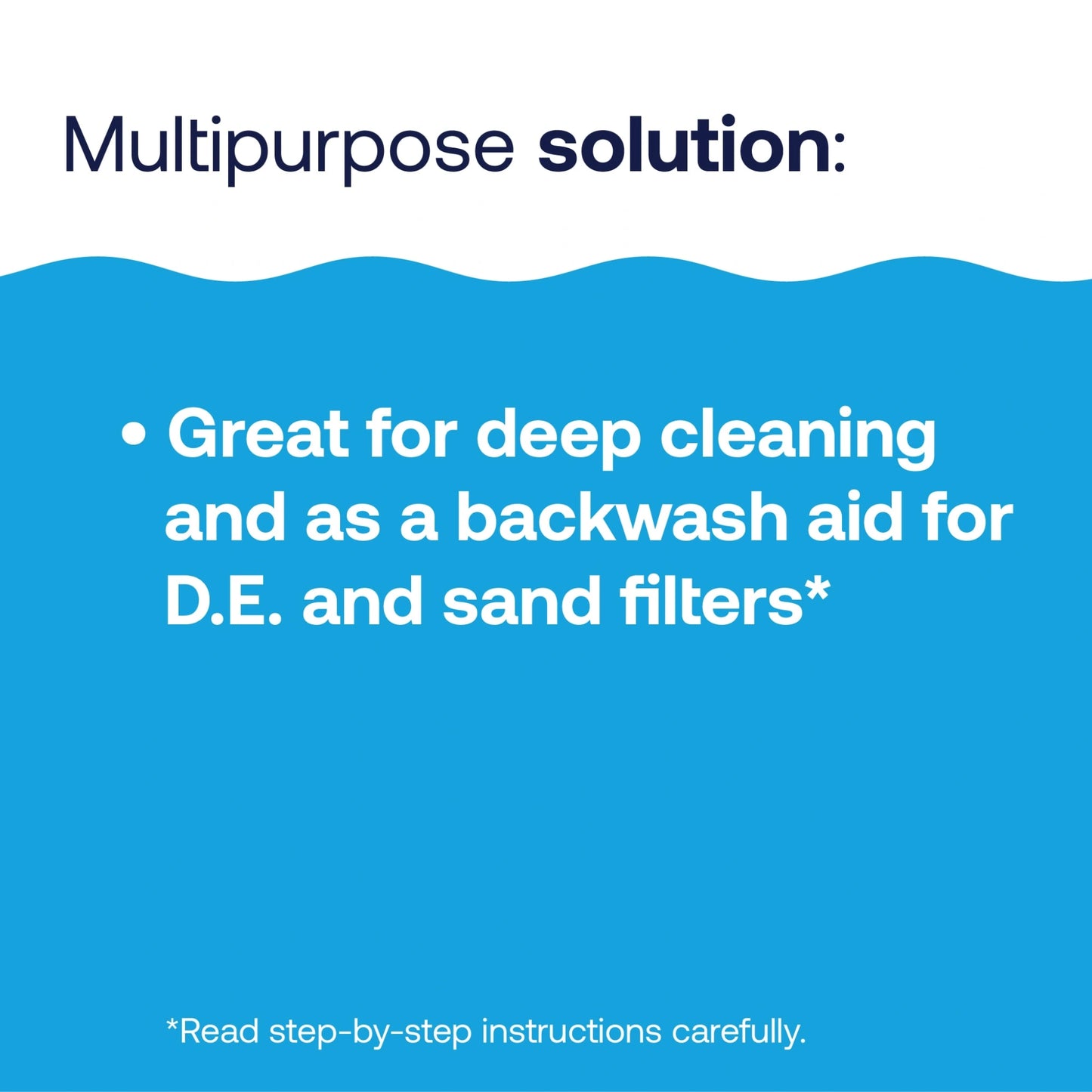 multipurpose pool filter cleaning solution for deep cleaning