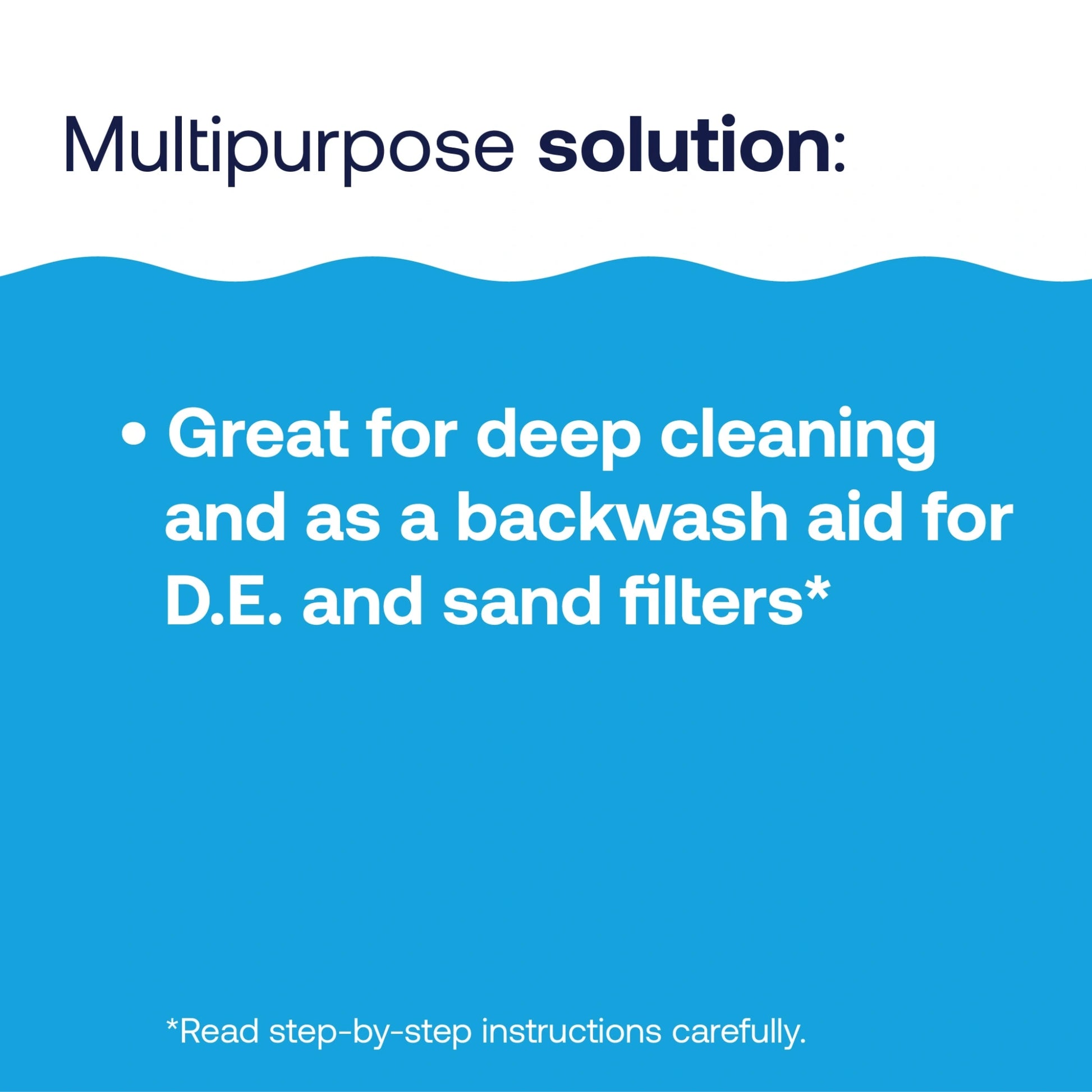 multipurpose pool filter cleaning solution for deep cleaning