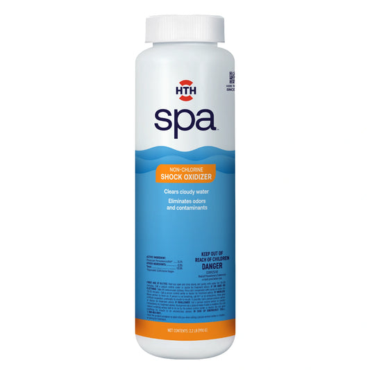 hth non chlorine hot tub shock 2.2 lb front