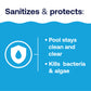 pool chlorine floater keeps water clean and clear