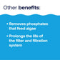 pool flocculant removes phosphates and prolongs filter life