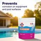 four pound hth pool hardness increaser beside swimming pool