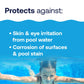 pool ph levels graphic about skin and eye irritation