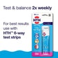 pool ph levels reminder with hth test strips