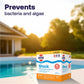 hth pool shock package prevents bacteria and algae