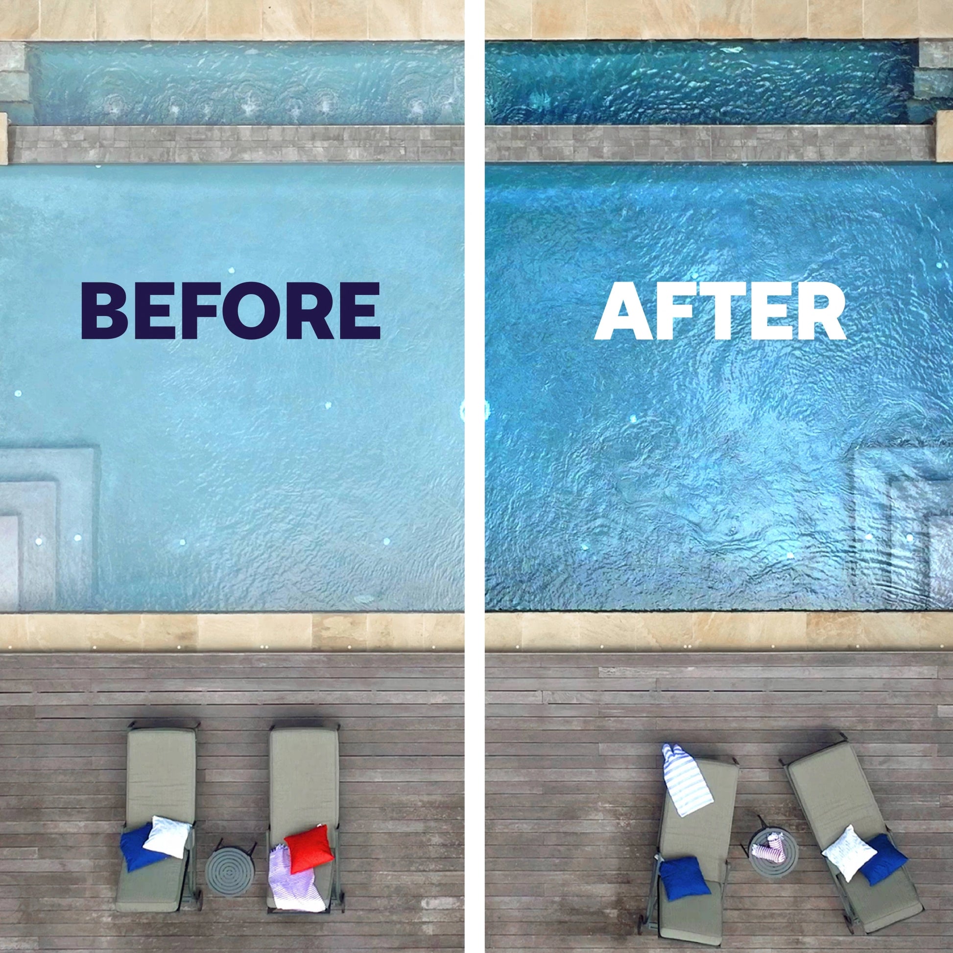 pool shock granules transform cloudy water into clear water