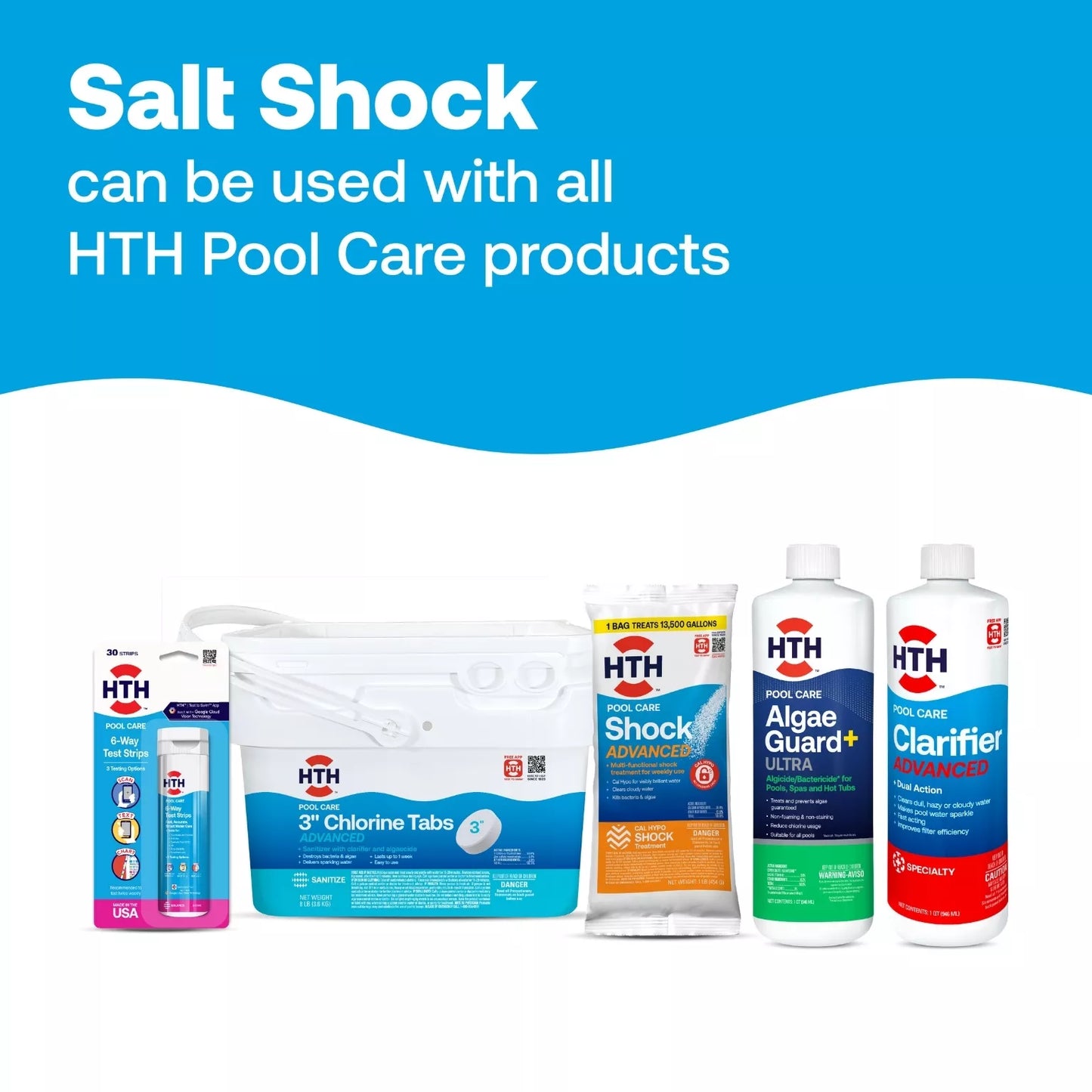 HTH™ Pool Care Salt Shock