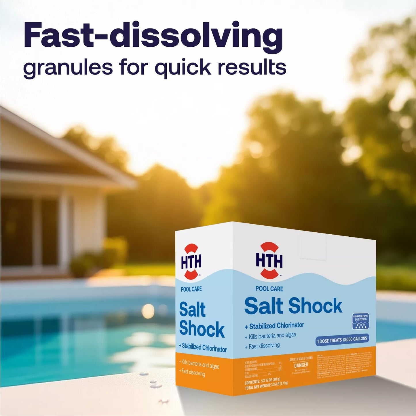 HTH™ Pool Care Salt Shock