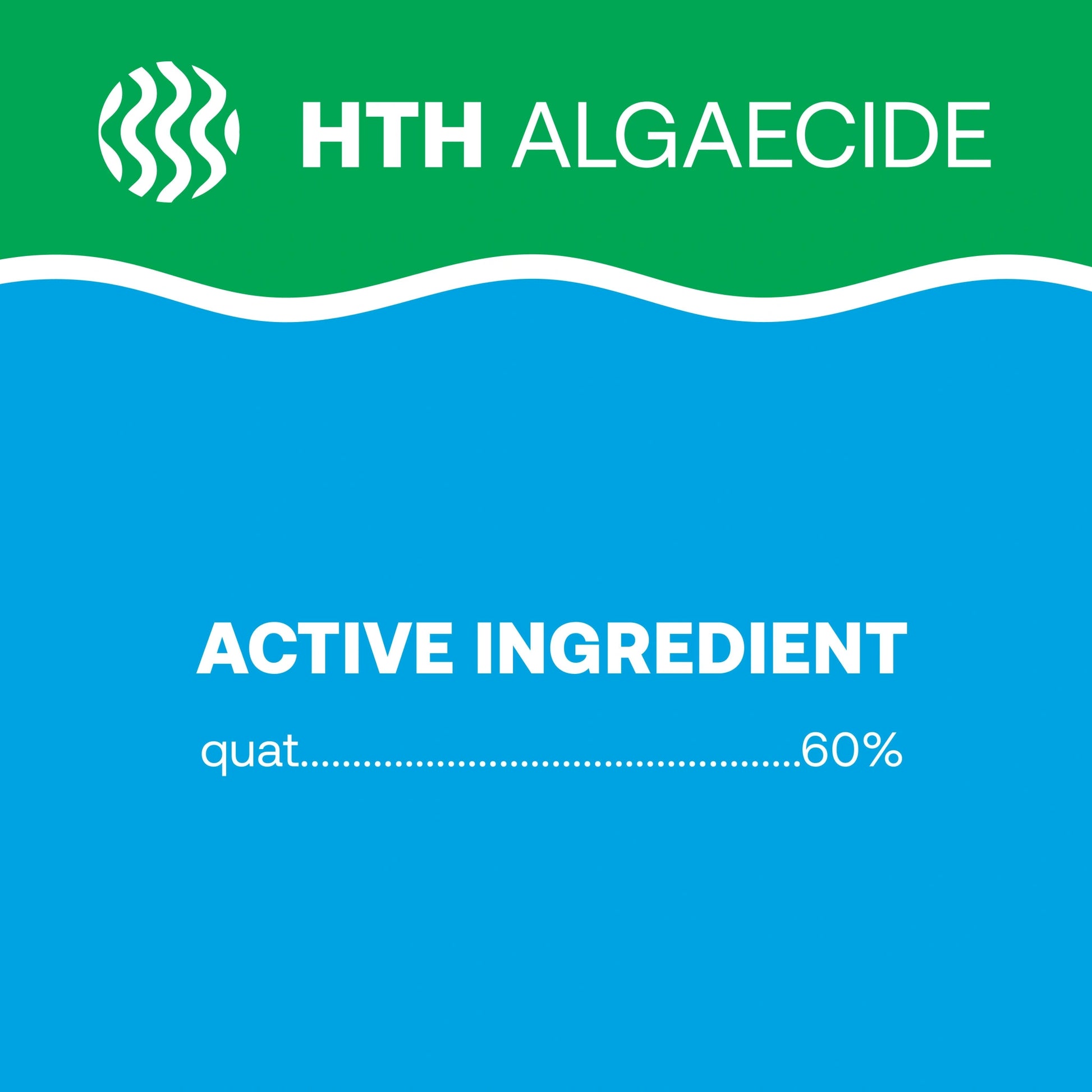 pool algaecide active ingredient contains sixty percent quat