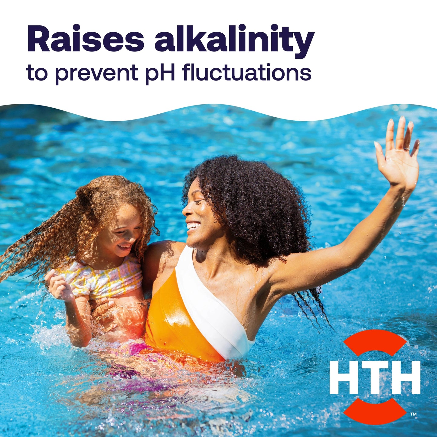 mother and child beneath raises alkalinity message