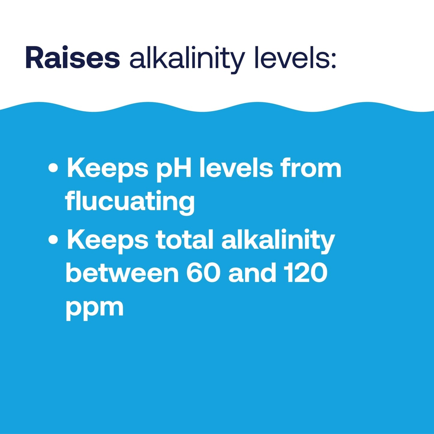 graphic showing alkalinity range and pH stability