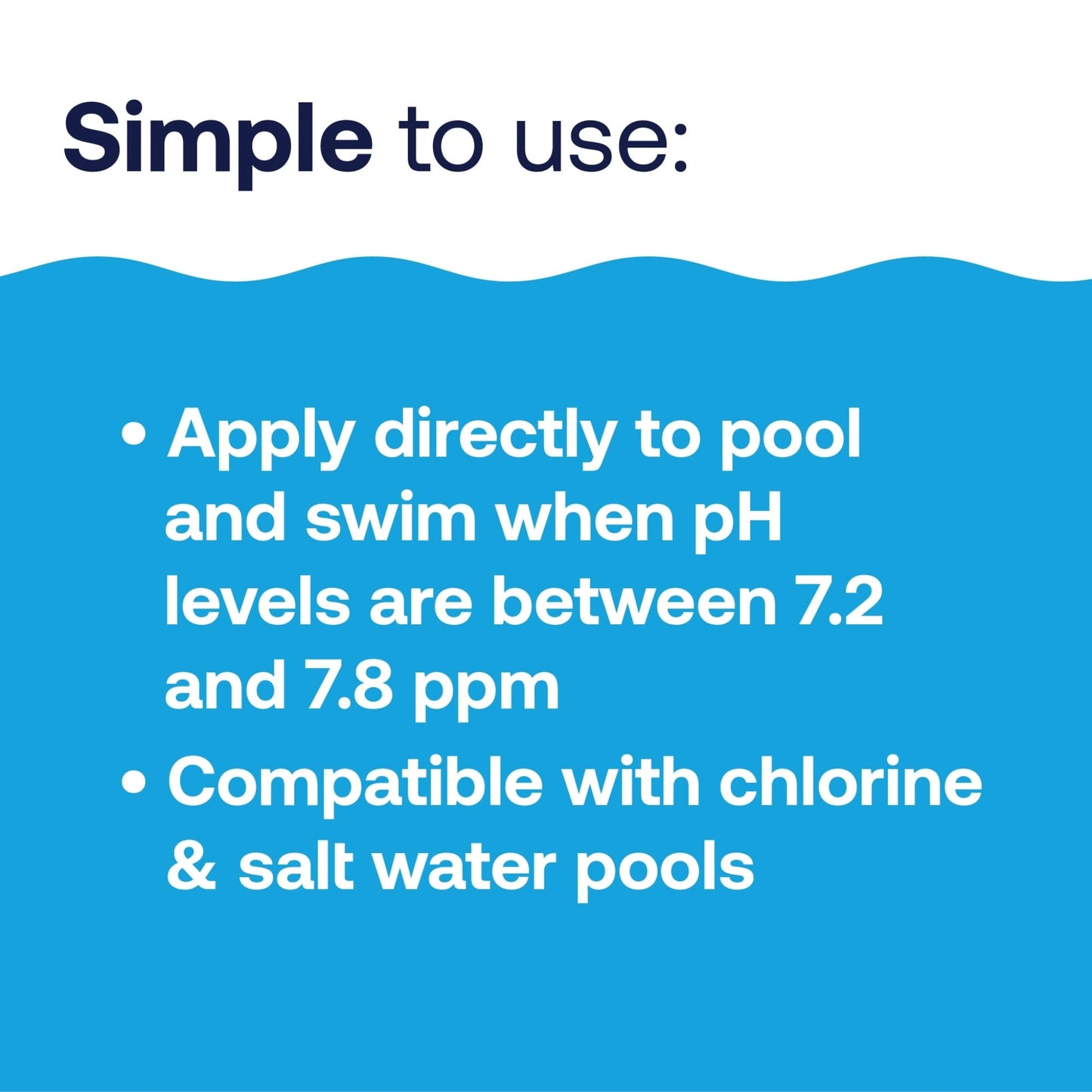 reduce ph in pool with simple direct application