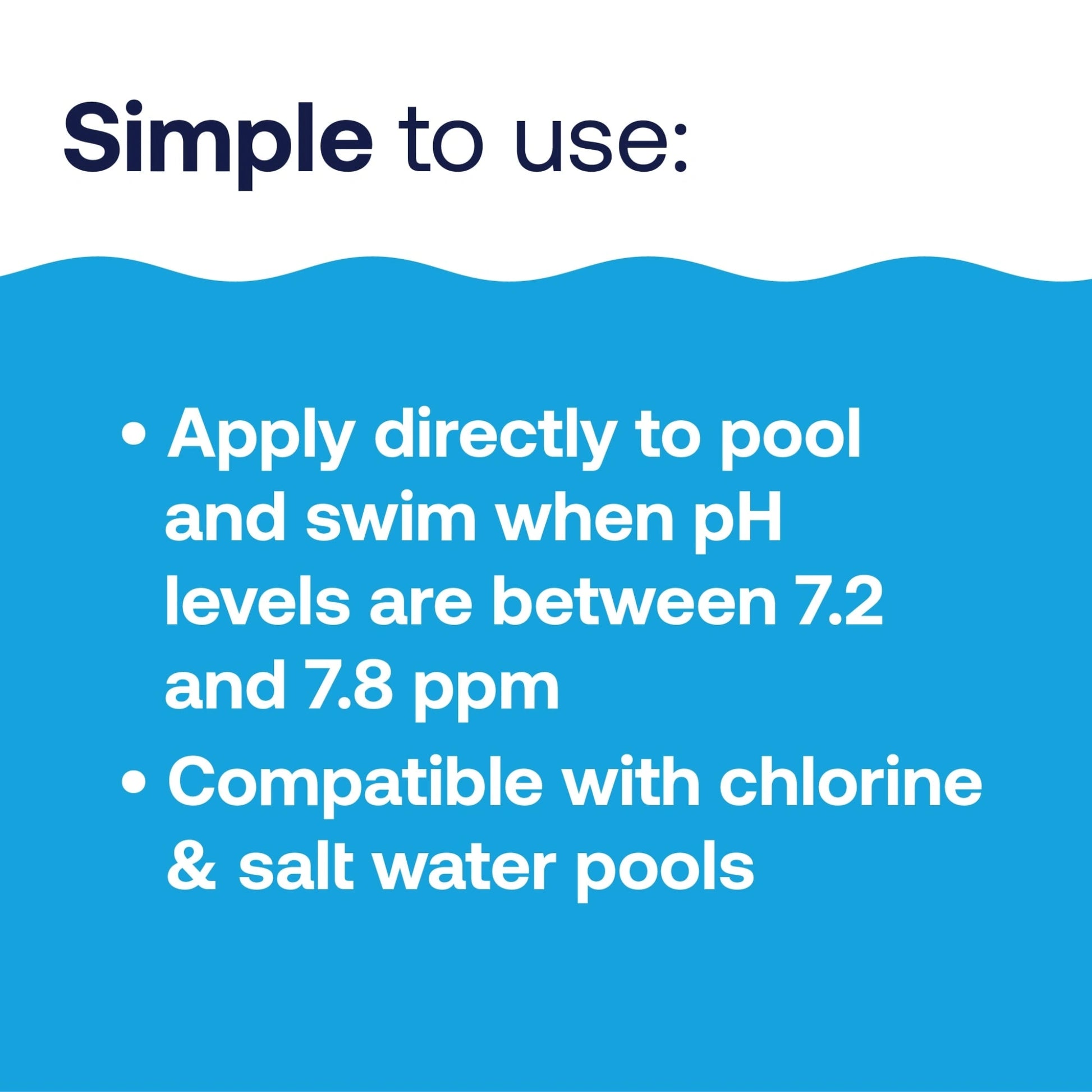 reduce ph in pool with simple direct application