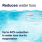 liquid pool cover reduces evaporation and water loss