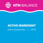 hth balance graphic listing sodium bicarbonate ingredient