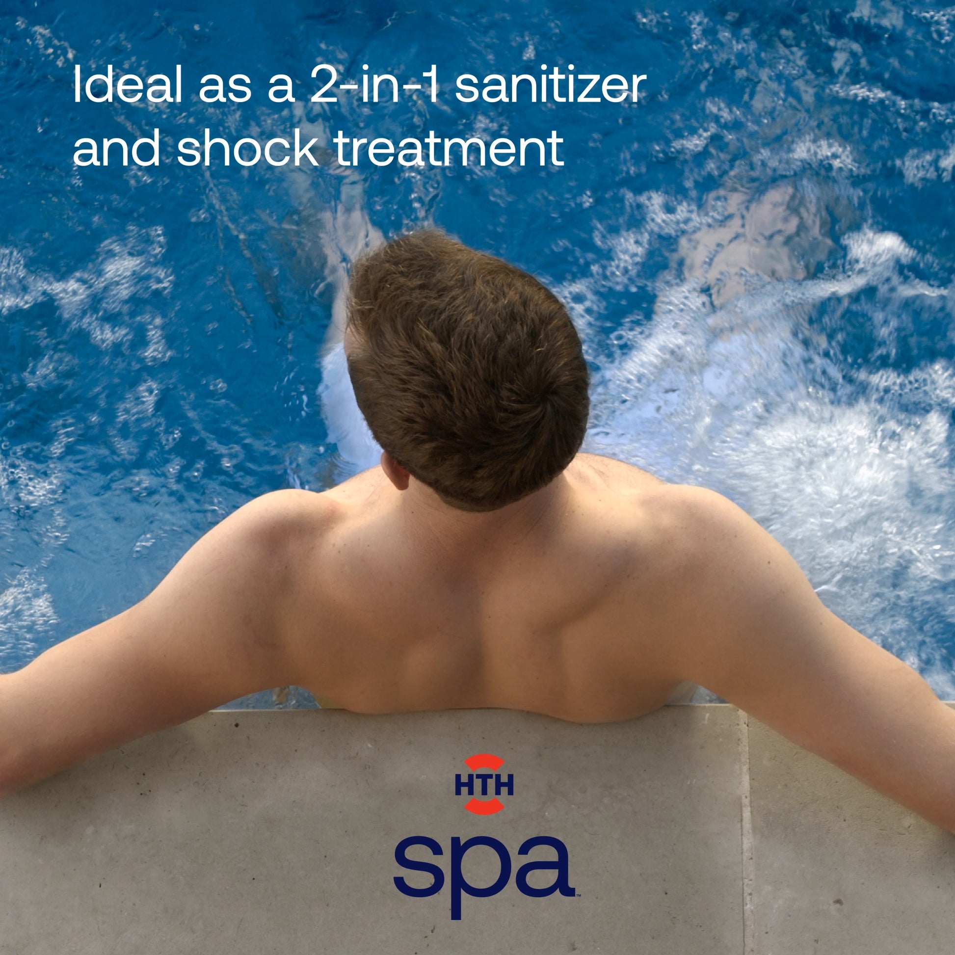 hot tub sanitizer provides two-in-one sanitizer and shock