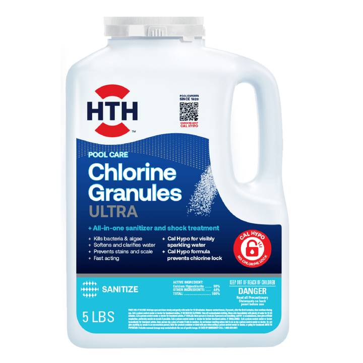 Block chlorine lock with Cal Hypo HTH Pools
