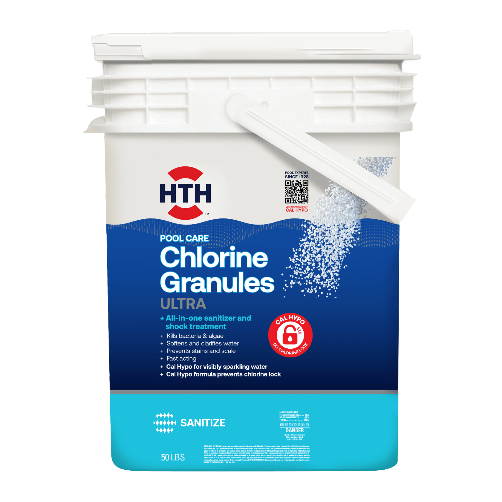 HTH™ Pool Care Chlorine Granules Ultra Granular Chlorine HTH Pools