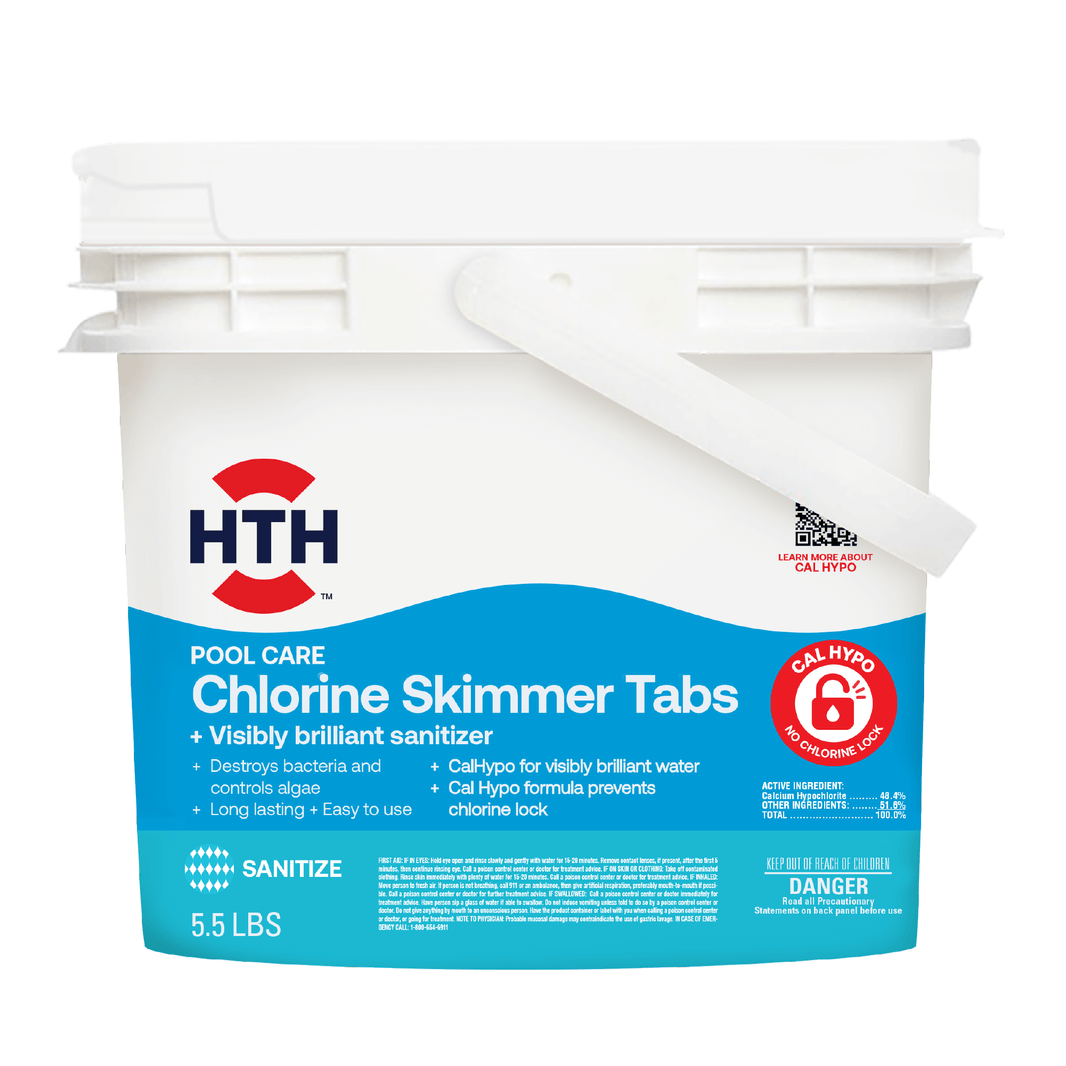 Block chlorine lock with Cal Hypo HTH Pools