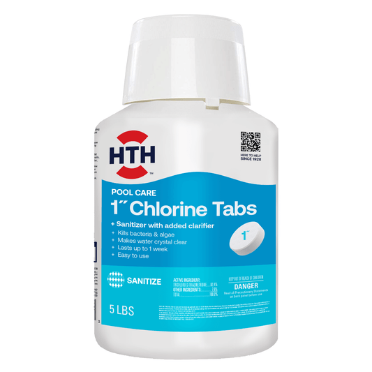 HTH® Pool Care 1" Chlorine Tabs