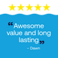 HTH Review 5-star rating with comment
