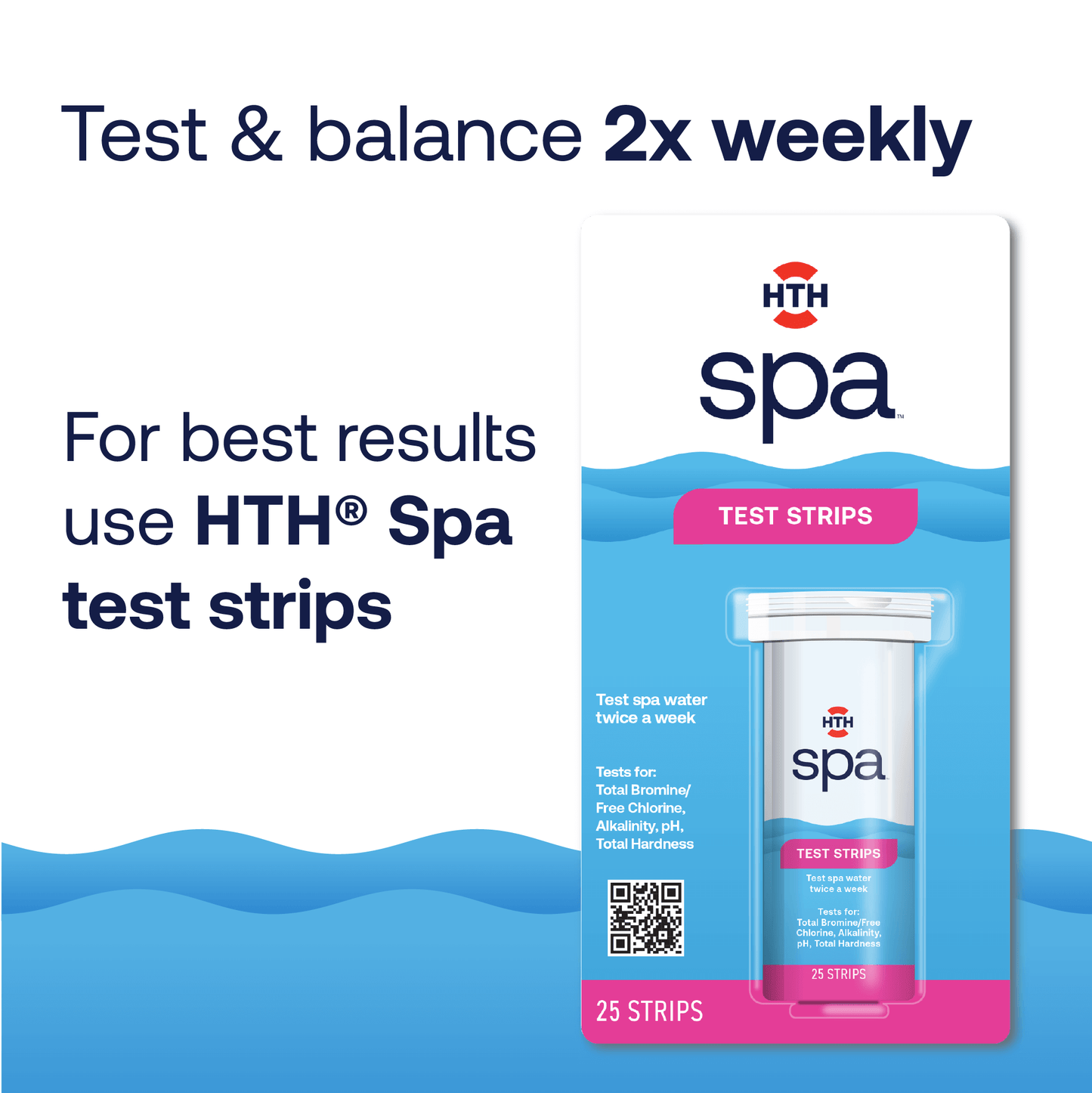 HTH spa™ Care Test Strips: Spa Test Strips