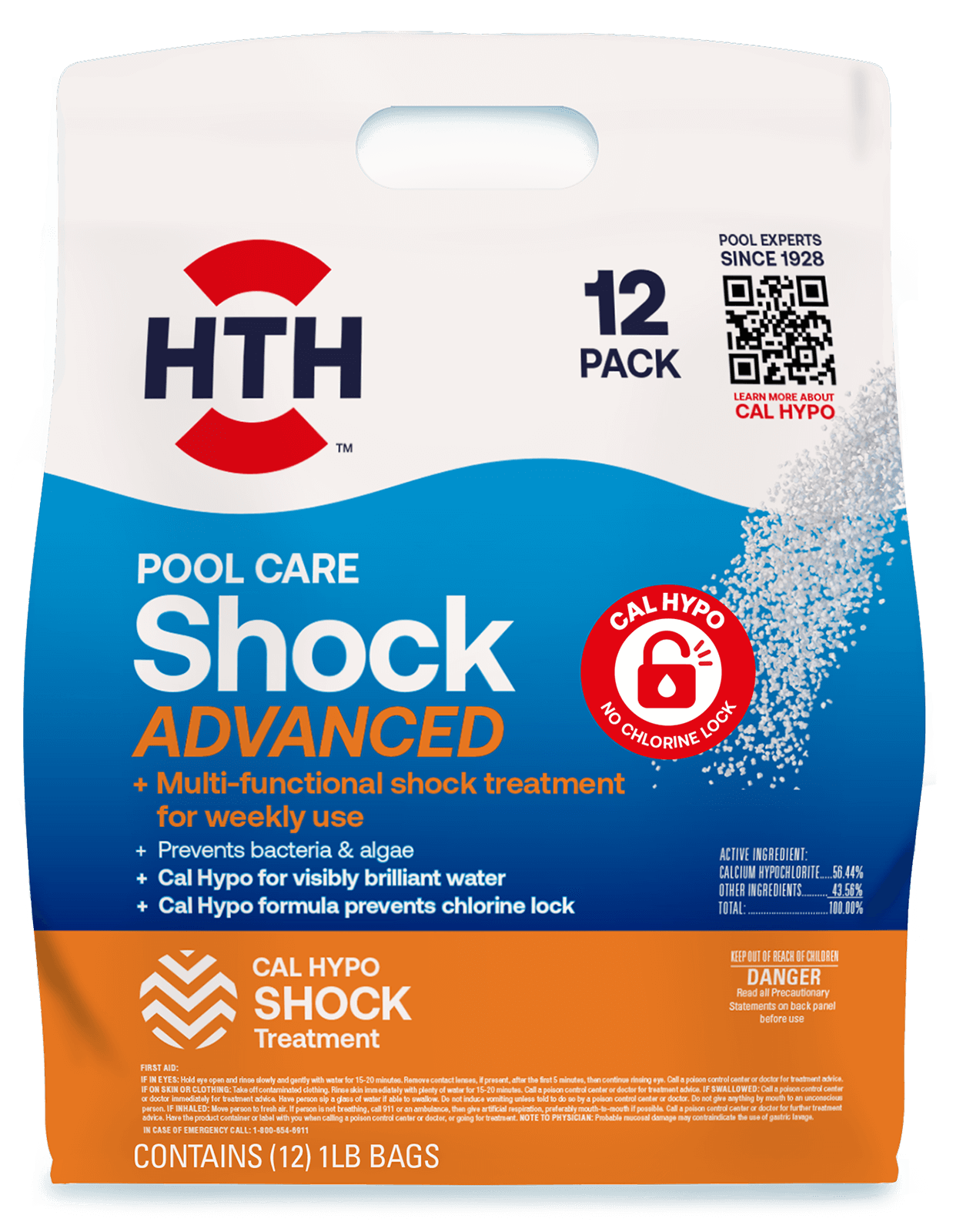 HTH™ Pool Care Shock Advanced: Pool Shock for Algae | HTH Pools